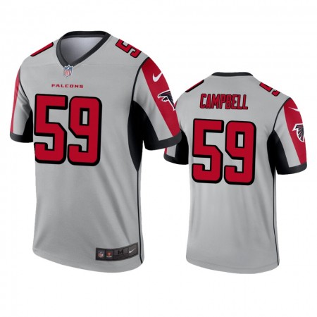 Herren Atlanta Falcons Trikot De Vondre Campbell 59 Inverted Legend Silber